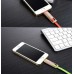  3PC 2-in-1 Lightning to USB Rubber Data Sync Charge Cable with free shipping
